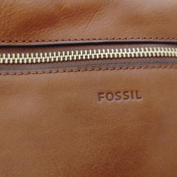 Fossil light brown leather shoulder bag - Picture 10 of 10